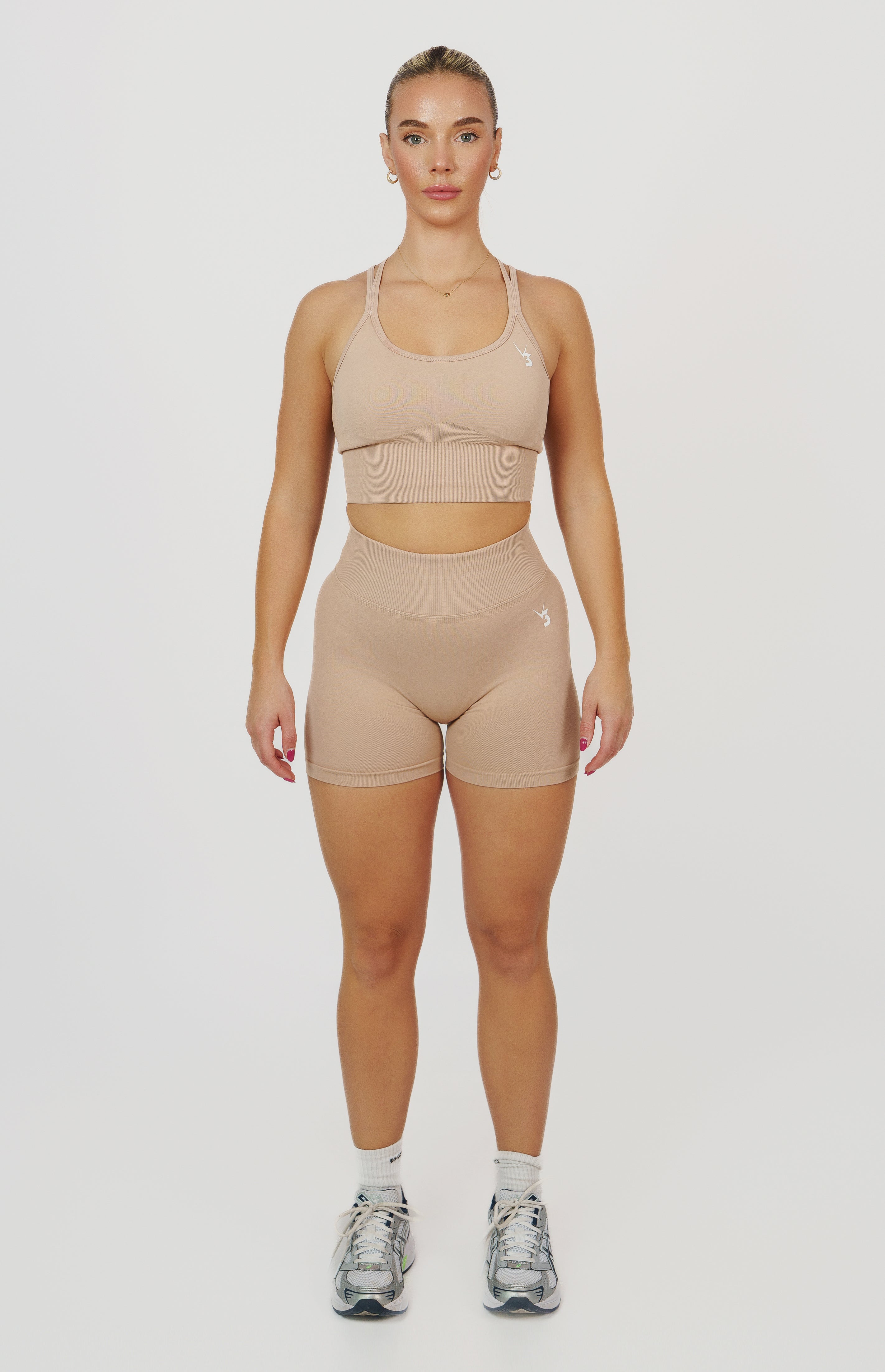 Form Seamless Scrunch Shorts & Sports Bra Set - Dusty Pink