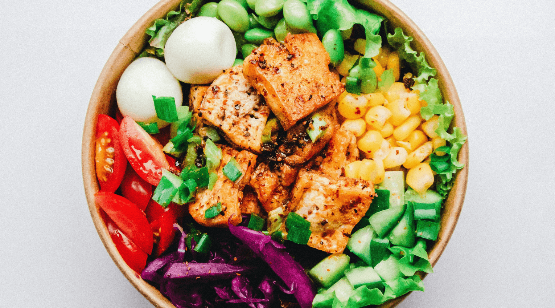 Protein-Packed Rainbow Salad Bowl Recipe