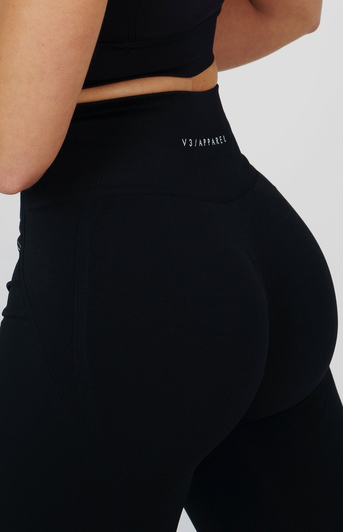 Tempo Seamless Scrunch Leggings - Black